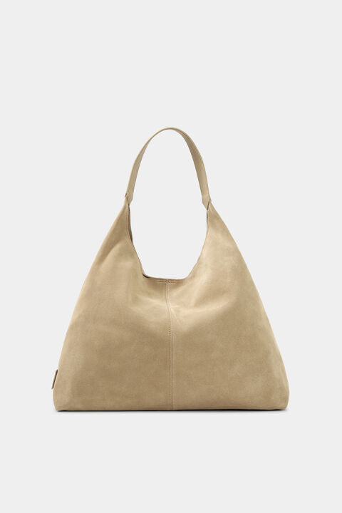 Velour Slouchy Bindle Shoulder Bag