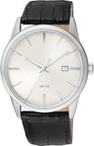 Load image into Gallery viewer, Quartz Mens Watch, Stainless Steel with Leather Strap, Casual