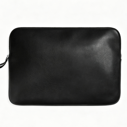 Genuine Leather 15 Inch Laptop Tech Organizer Sleeve